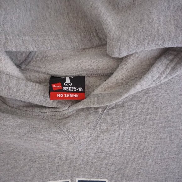 VTG 90s Hanes Beefy-T No Shrink Buffalo Sabers NHL Hoodie Pullover Sweatshirt XL - Picture 4 of 11